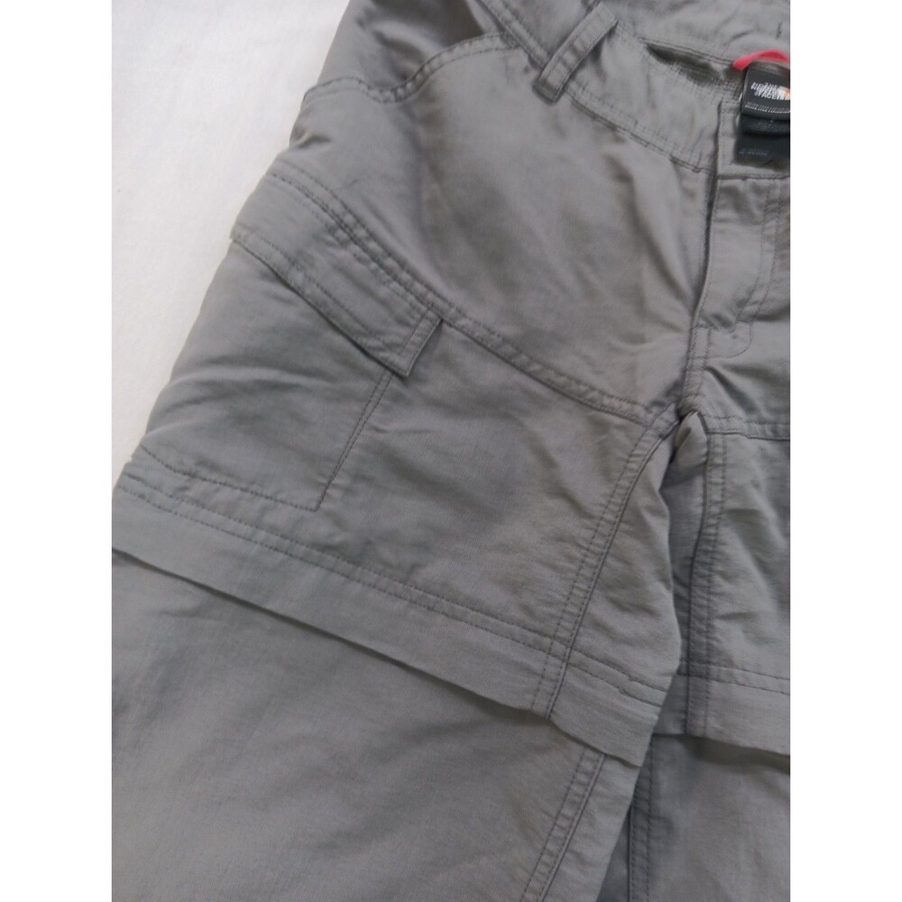 North Face Convertible Cargo Pants Womens 2 Gray Hiking Outdoors Trail - Picture 5 of 15